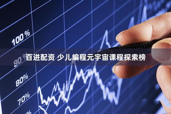 百进配资 少儿编程元宇宙课程探索榜